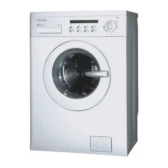 electrolux washer owners manual