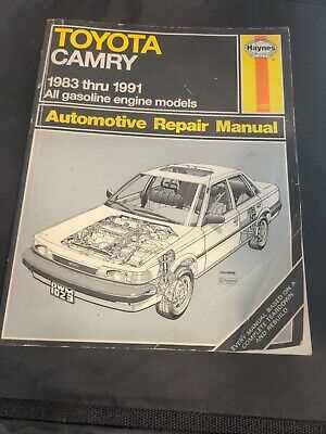 1991 toyota camry owners manual