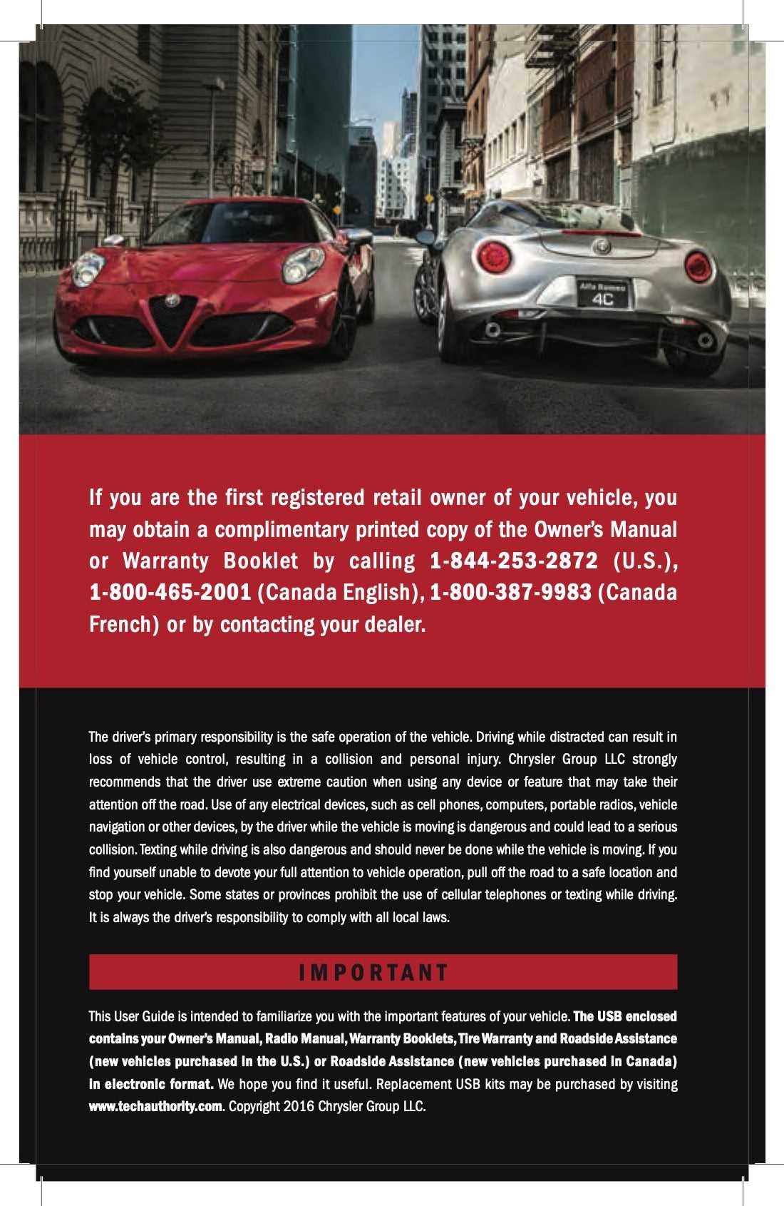 alfa romeo 4c owners manual