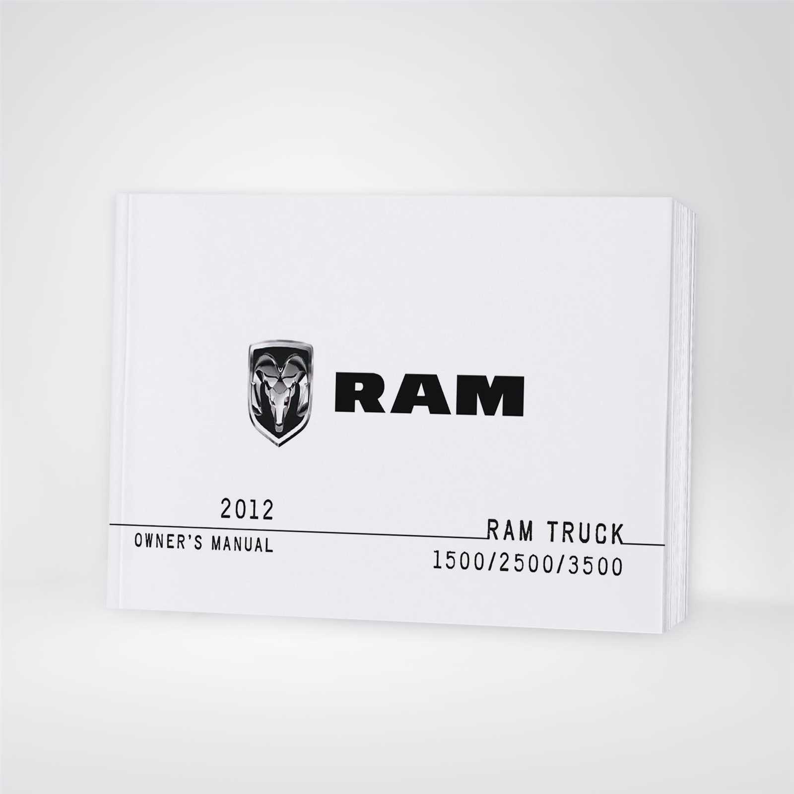 2012 ram 2500 owners manual