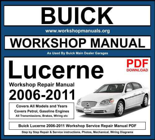 2008 buick lucerne cxl owners manual