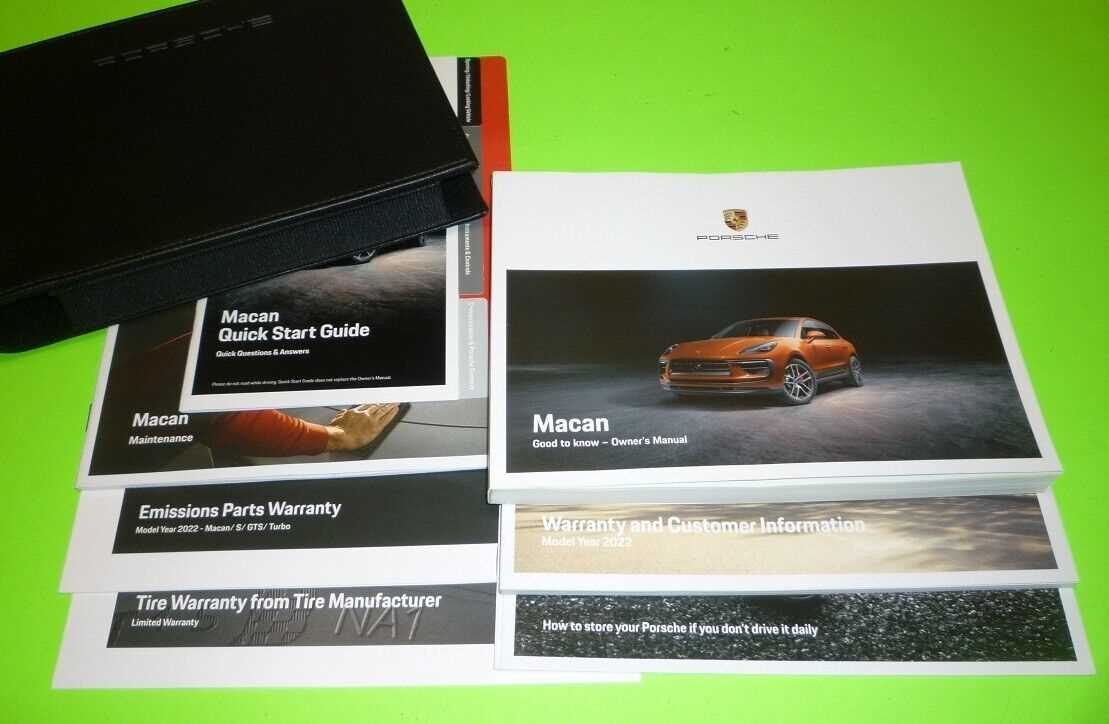 2022 porsche macan owners manual