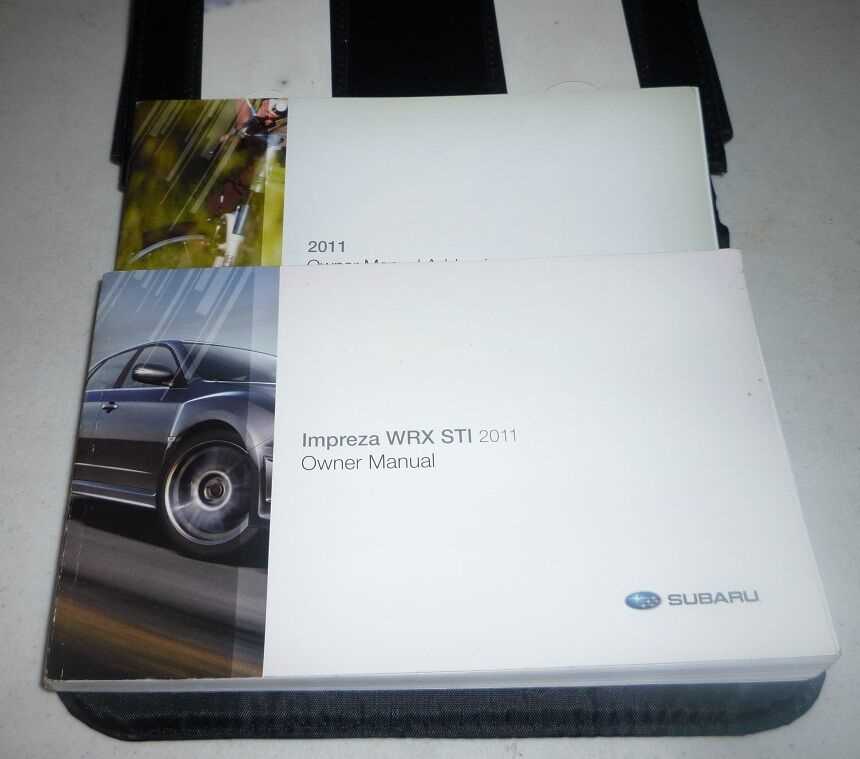 2011 subaru wrx owners manual