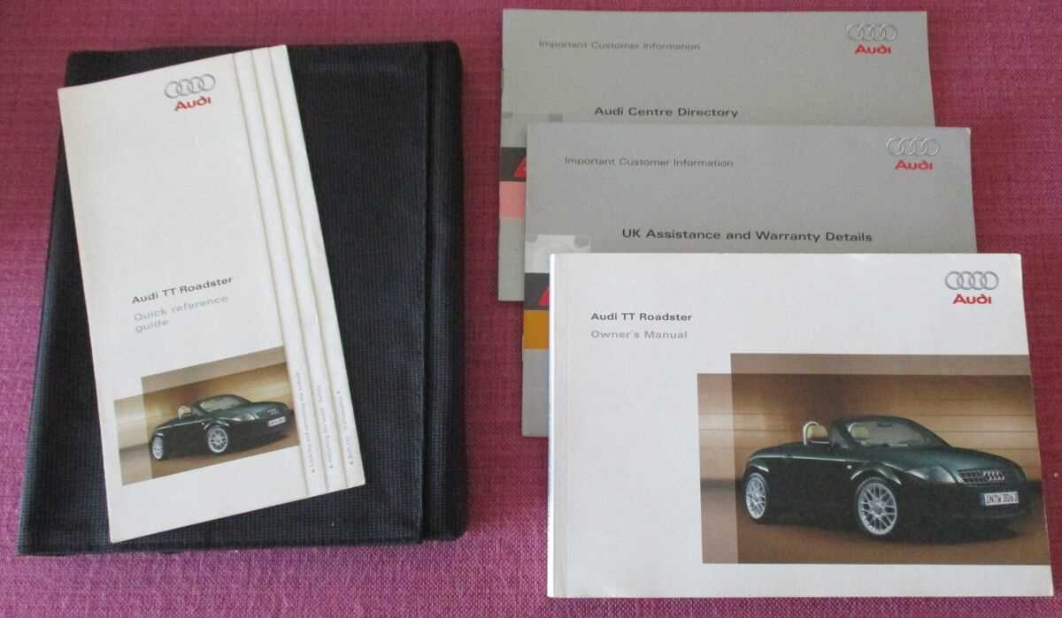 2006 audi tt owners manual