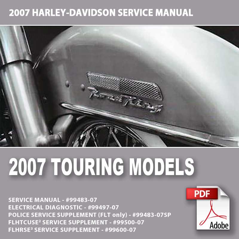 2007 harley davidson street glide owners manual