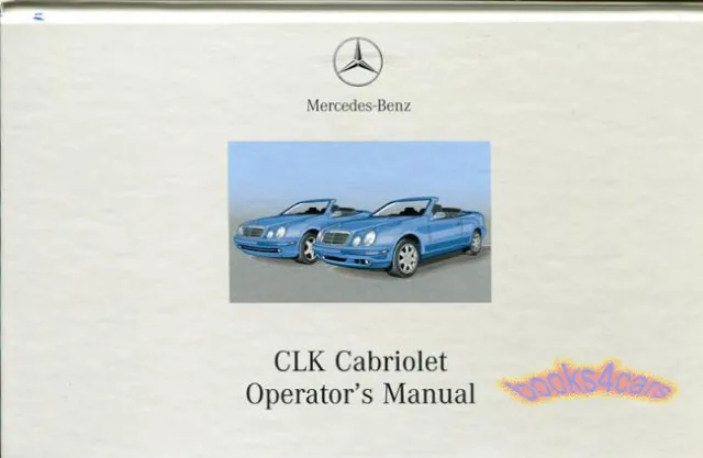 mercedes clk 320 owners manual