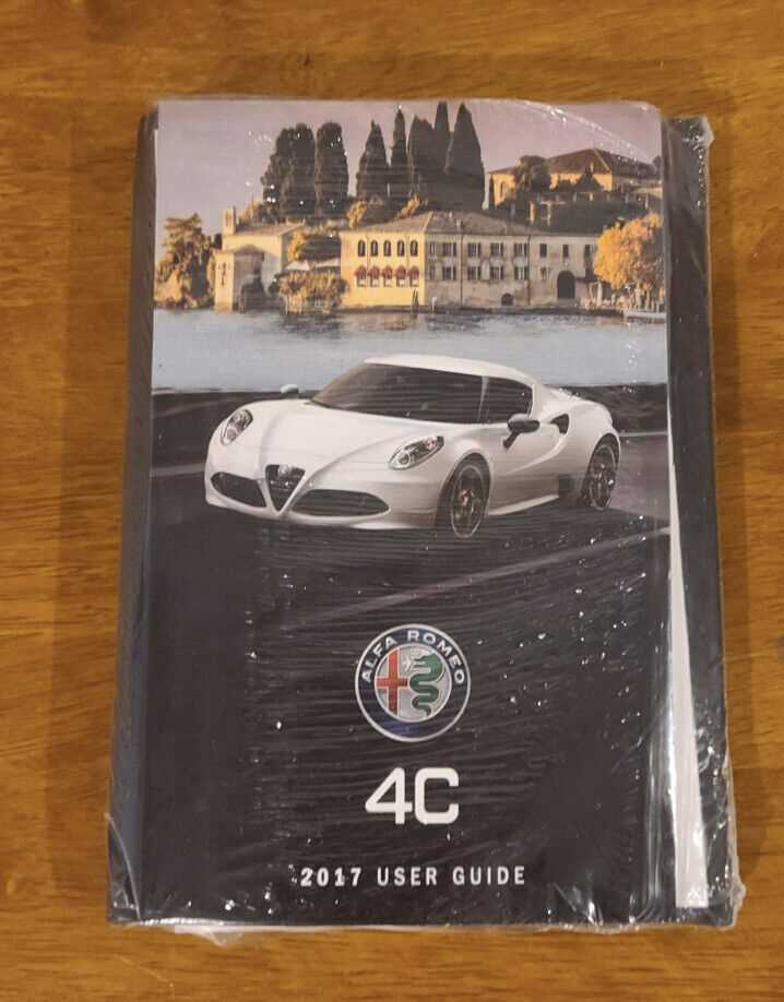 alfa romeo 4c owners manual