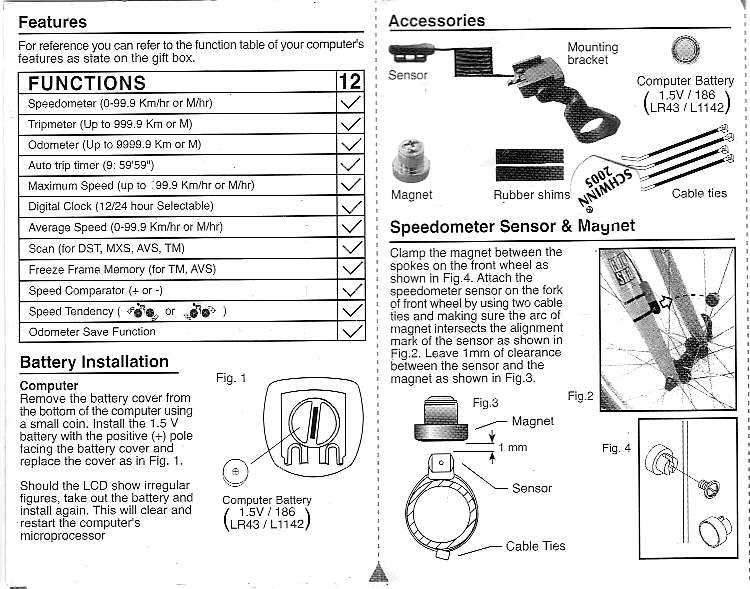 schwinn 430 owners manual