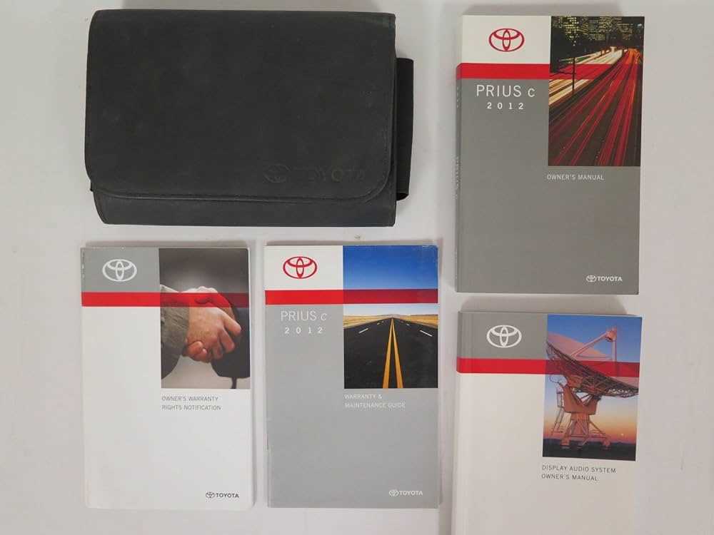 2012 toyota prius c owners manual