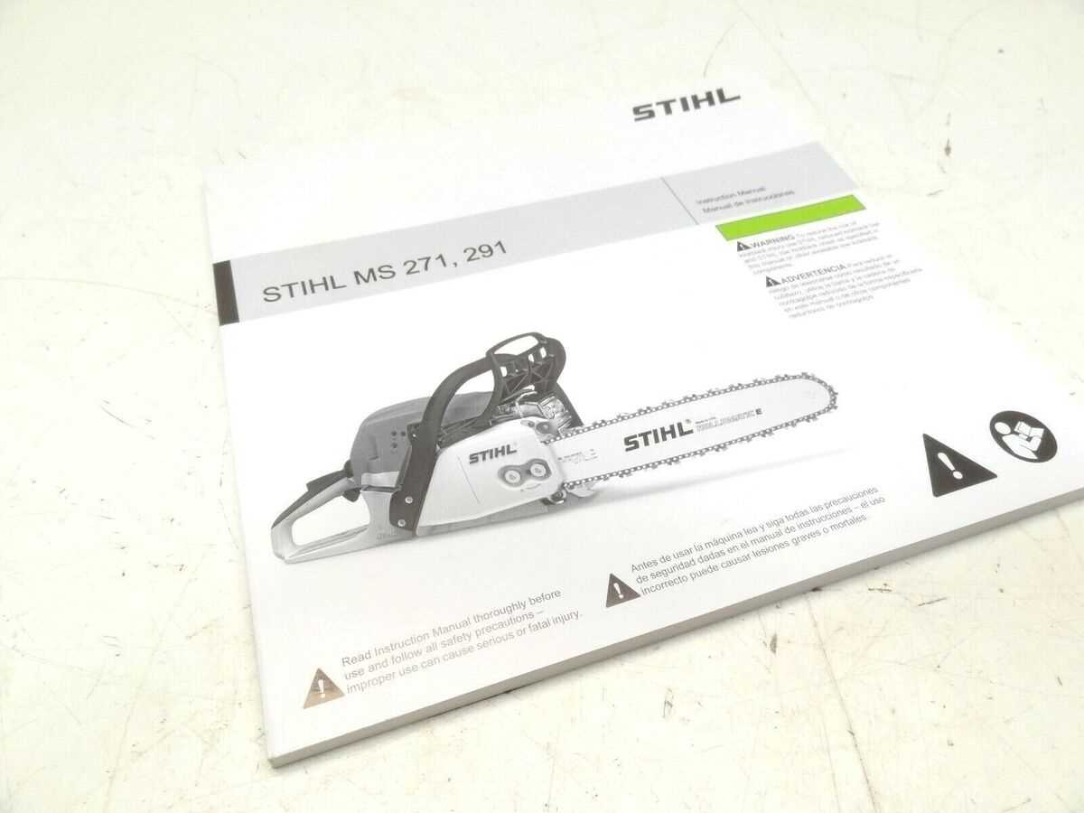 stihl ms 271 owners manual