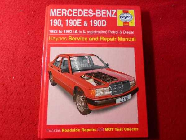 mercedes 190e owners manual