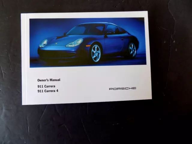 1999 porsche 996 owners manual