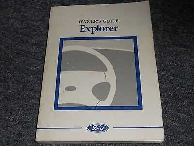 1997 ford explorer owners manual