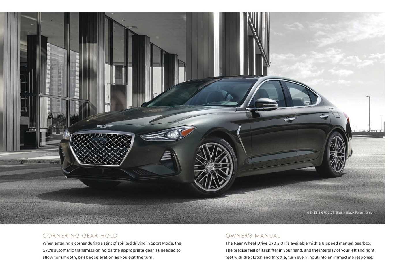 genesis g70 owners manual