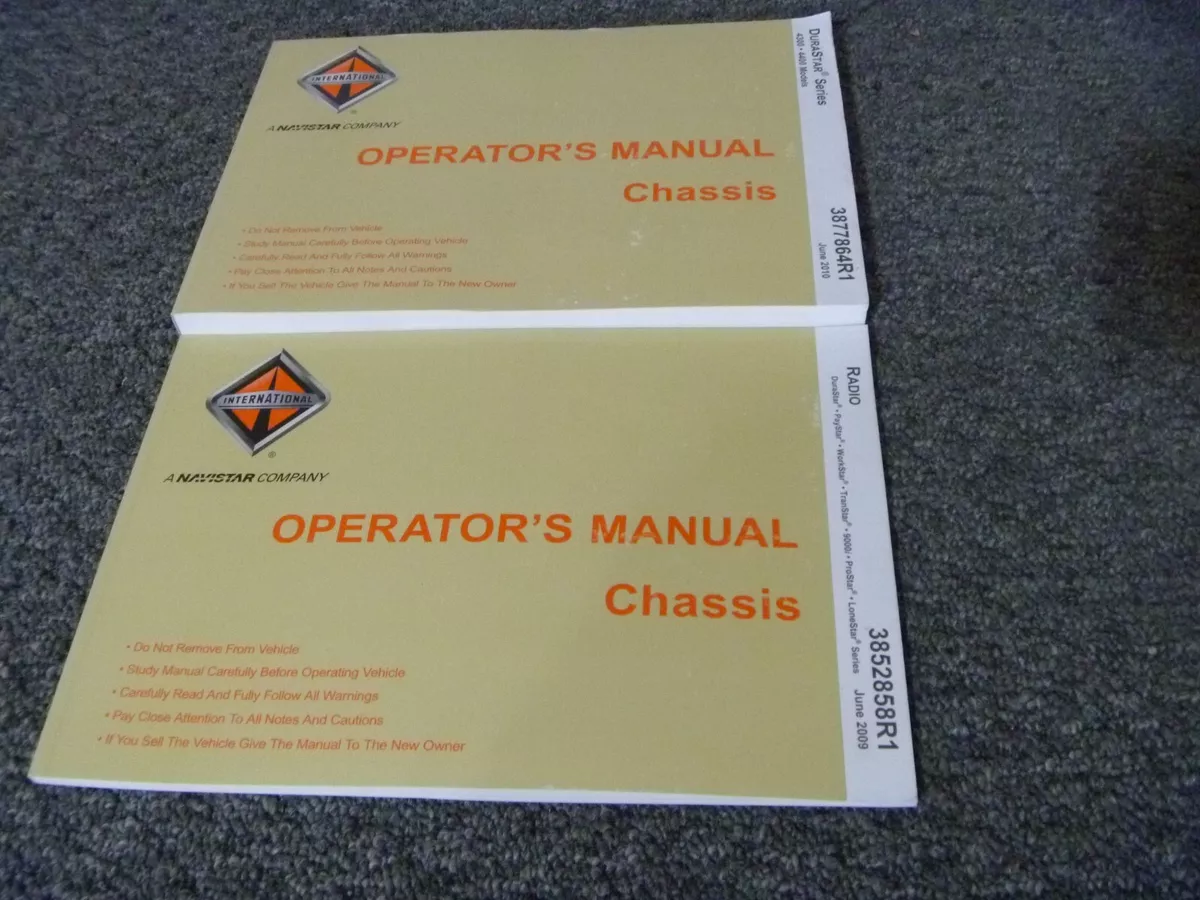 international 4300 owners manual