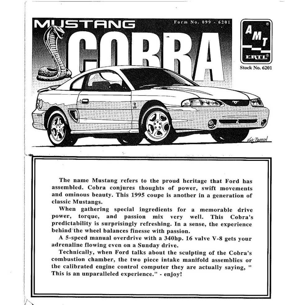 95 mustang owners manual