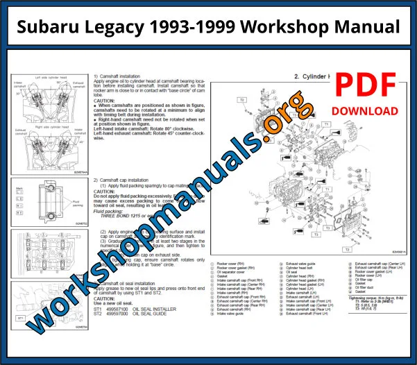 1997 subaru legacy owners manual