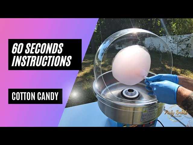 vevor cotton candy machine owners manual