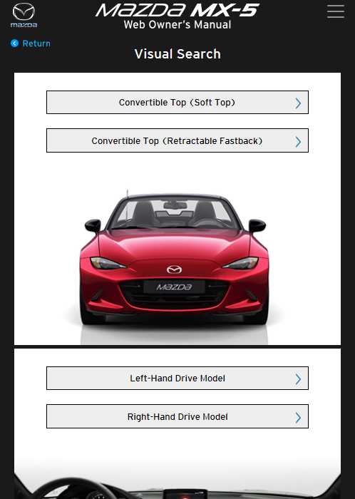 mazda mx 5 owners manual