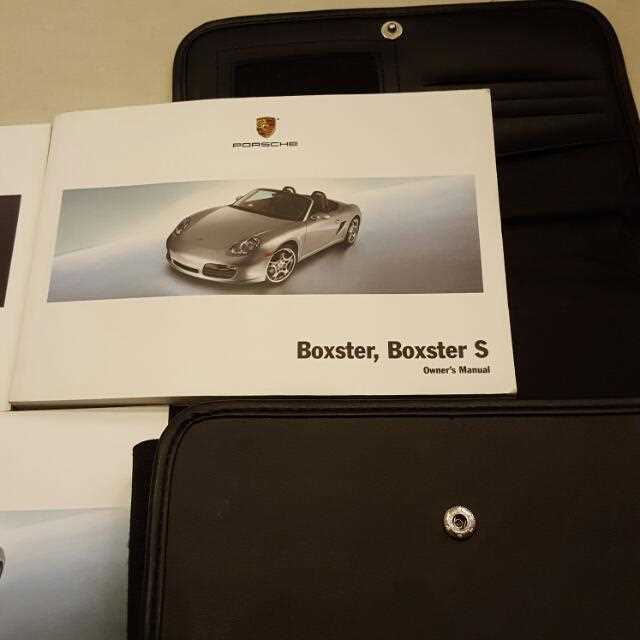 porsche owners manual case