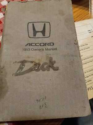 1993 honda accord lx owners manual