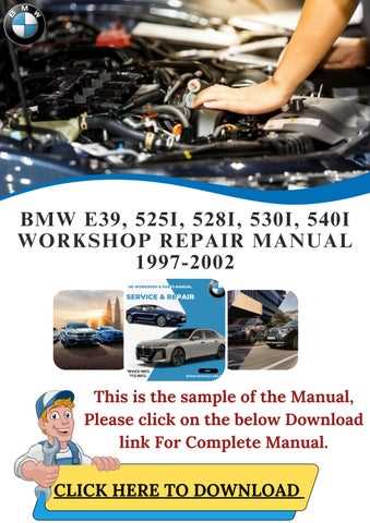 1997 bmw 528i owners manual