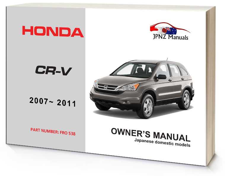 2005 honda cr v owners manual