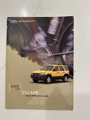 02 ford escape owners manual