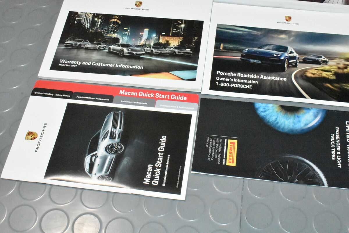 2019 porsche macan owners manual