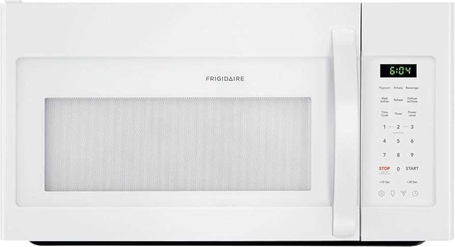 frigidaire microwave owners manual