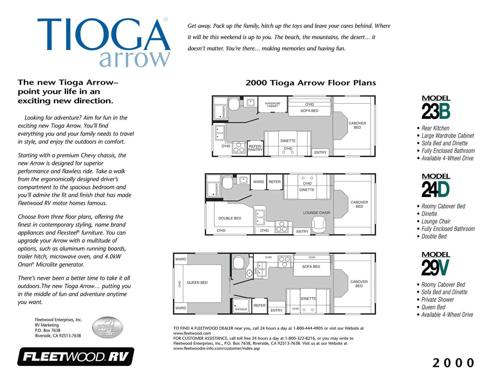 2000 fleetwood tioga owners manual