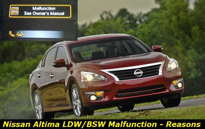 malfunction see owners manual nissan altima 2022