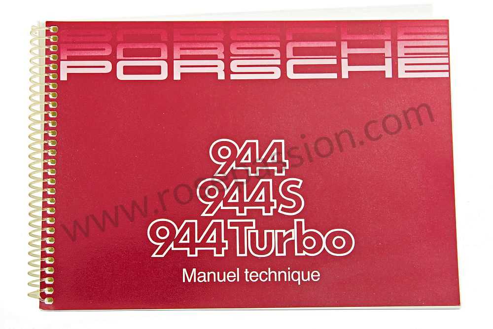 porsche 944 owners manual