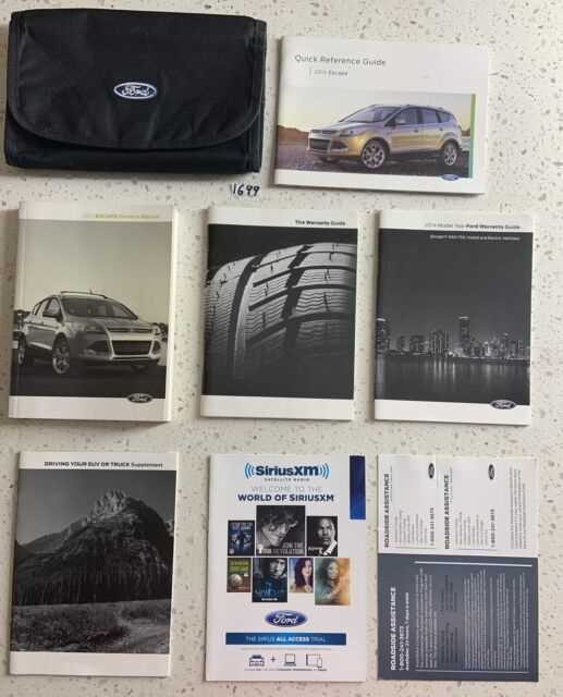 2012 escape owners manual