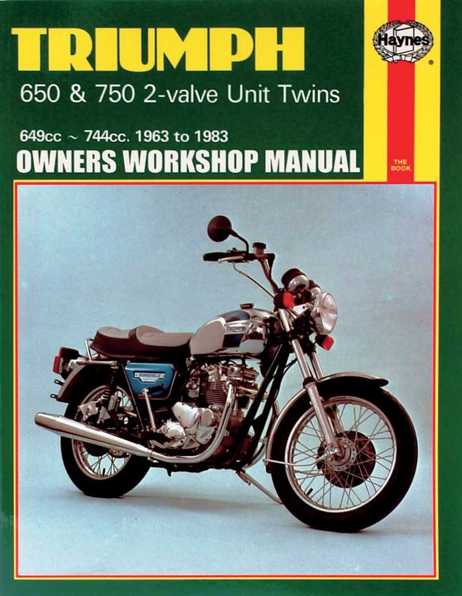 triumph thunderbird owners manual