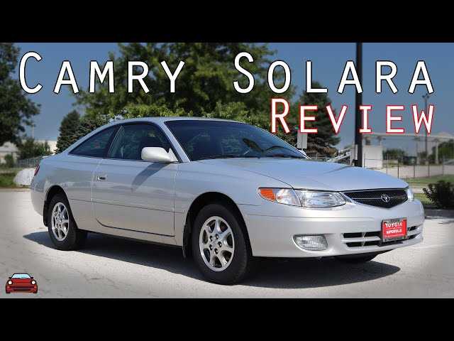 2001 toyota solara owners manual