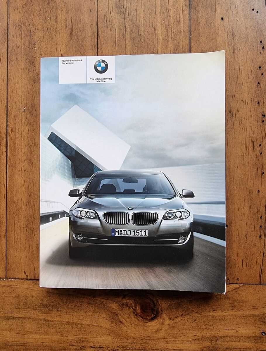 2013 bmw 535i owners manual