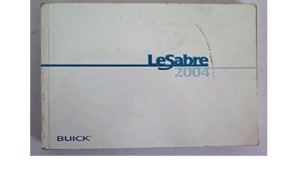 2004 buick lesabre owners manual