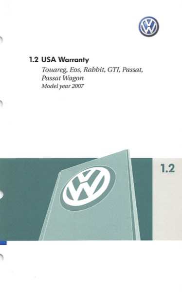 2007 vw rabbit owners manual