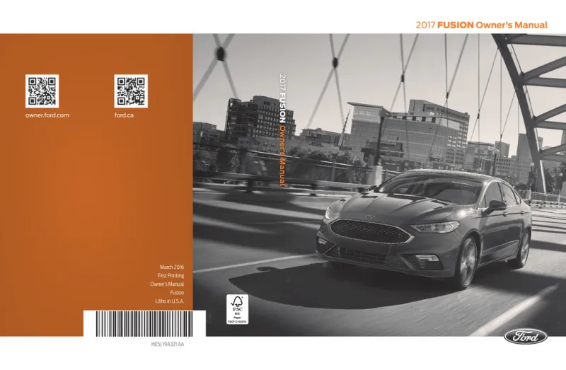 2017 ford fusion titanium owners manual
