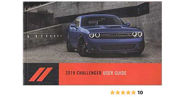 2019 dodge challenger owners manual