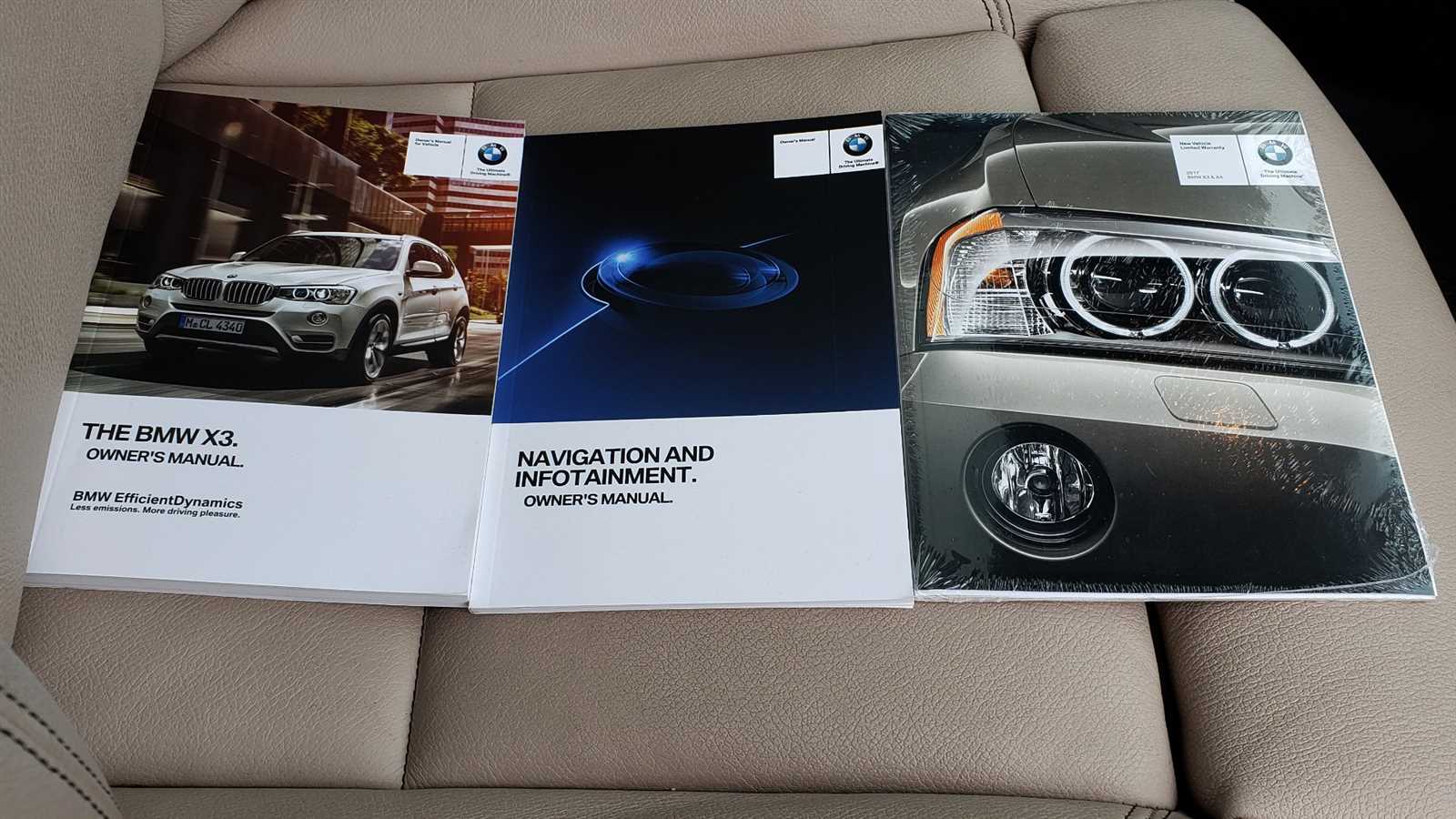 2017 bmw x3 owners manual