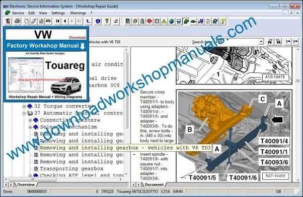 2008 vw touareg owners manual