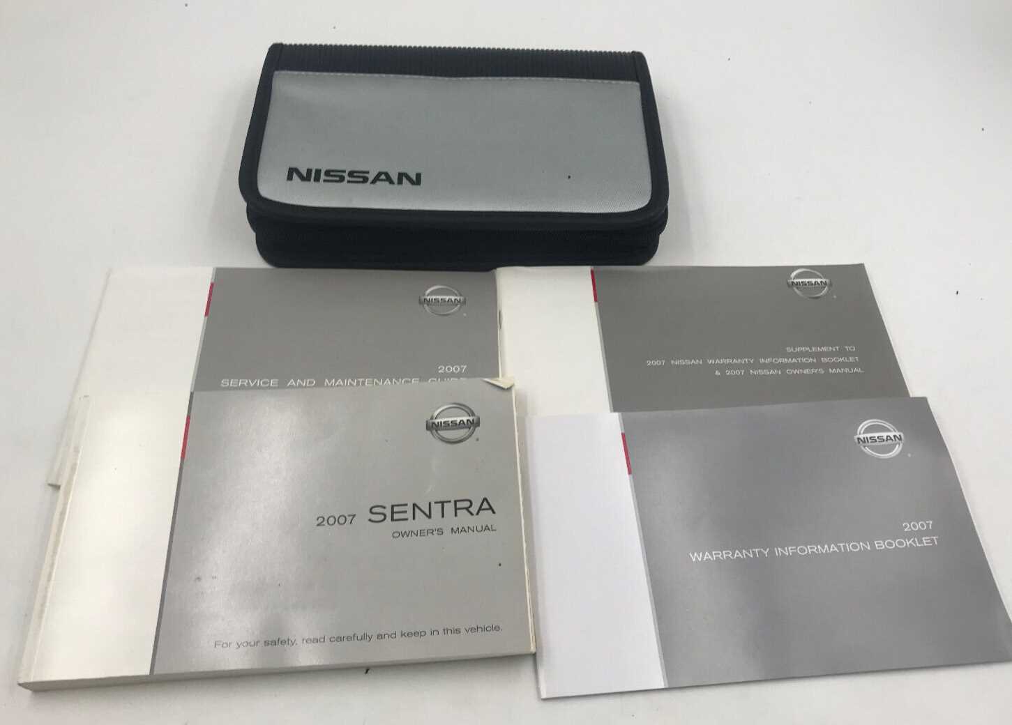 2007 nissan sentra owners manual