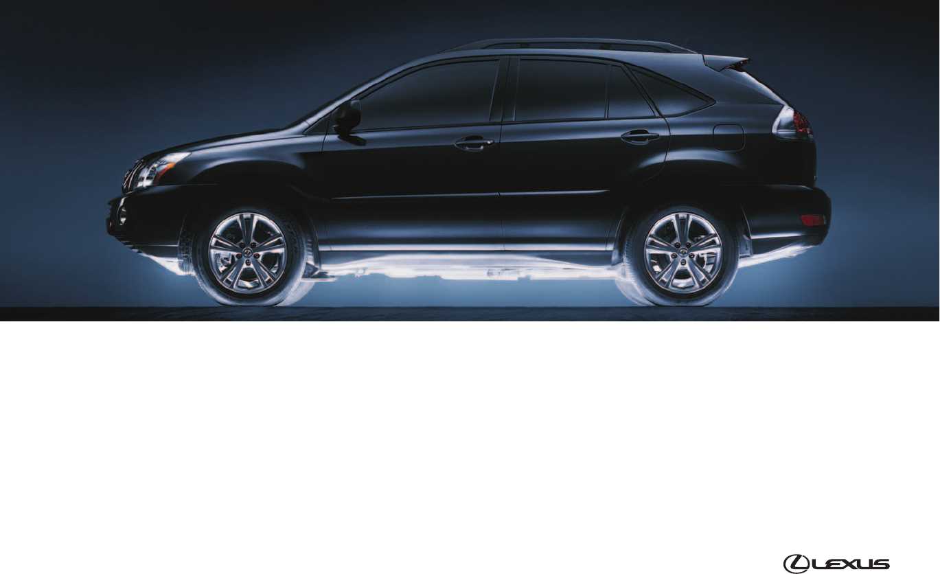 lexus rx400h owners manual