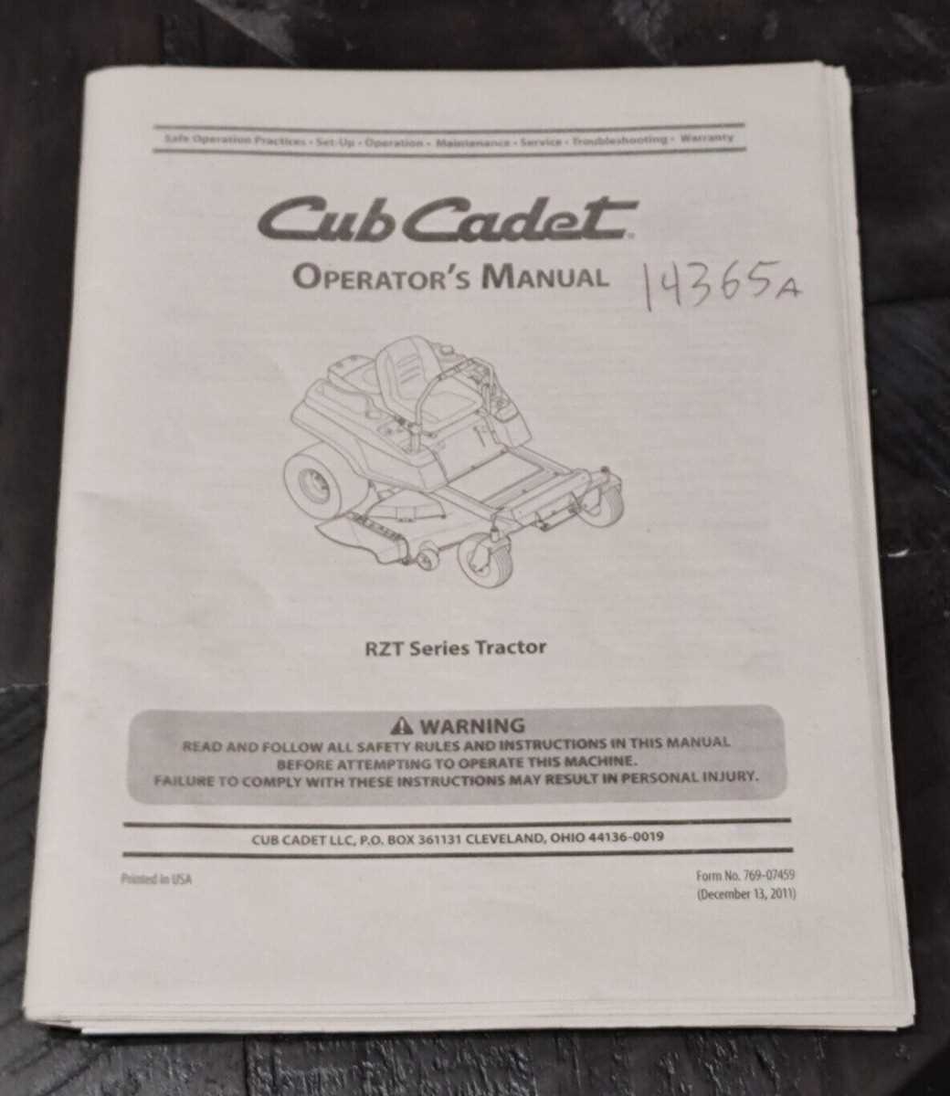 cub cadet ltx 1042 kw owners manual