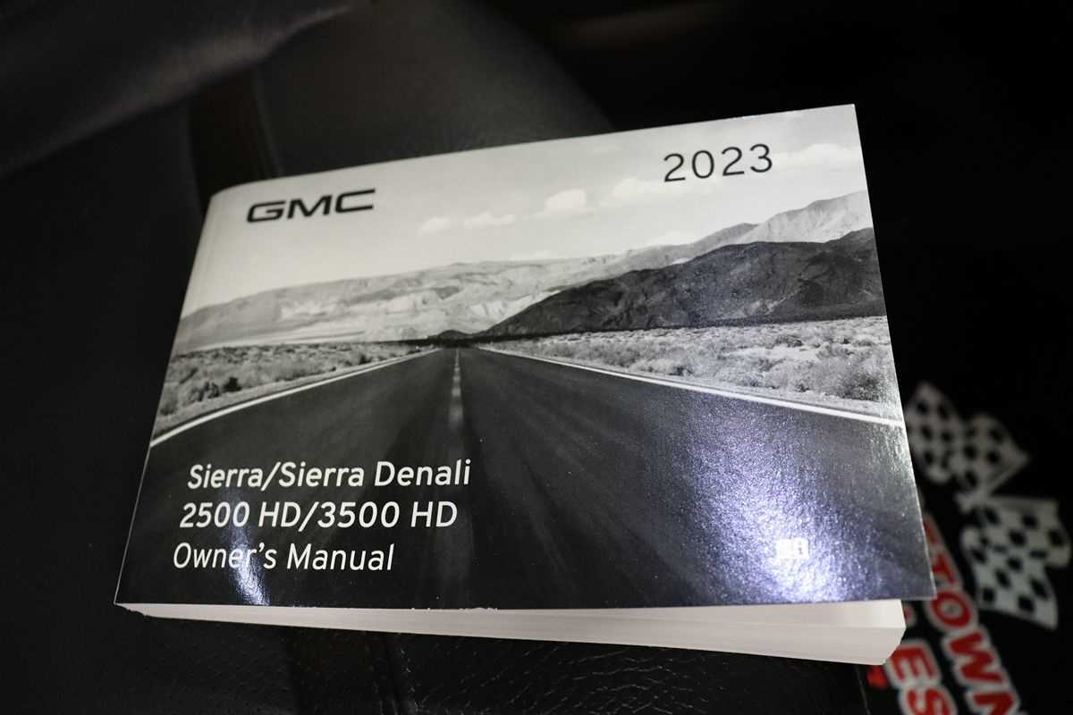 2023 gmc sierra denali owners manual