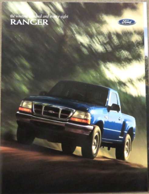 1998 ford ranger owner manual