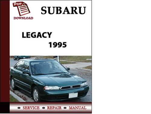 1997 subaru legacy owners manual