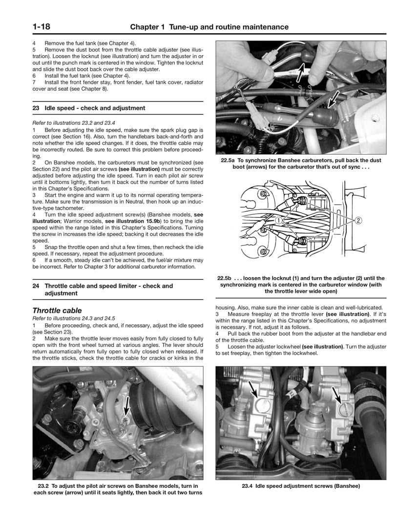 yamaha warrior owners manual